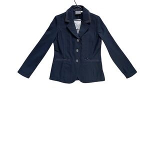 Ovation Signature Airflex 3 Button Show Coat Kids Size 10 Navy